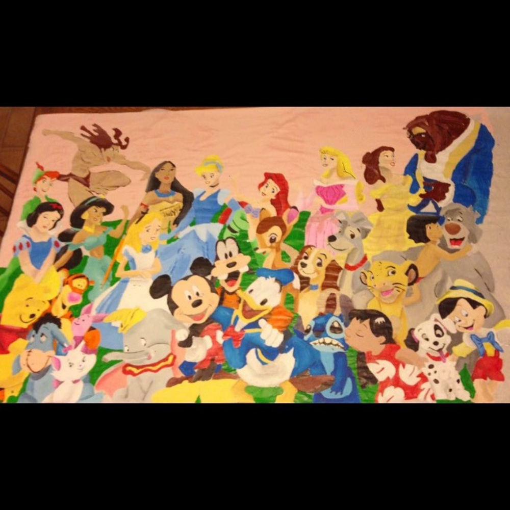 Disney character painting